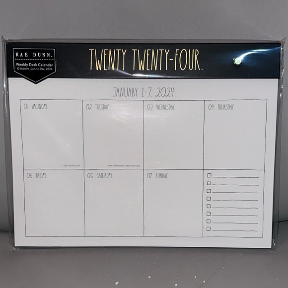 Rae Dunn Office Rae Dunn Twenty Twentyfour 224 Desk Calendar 2